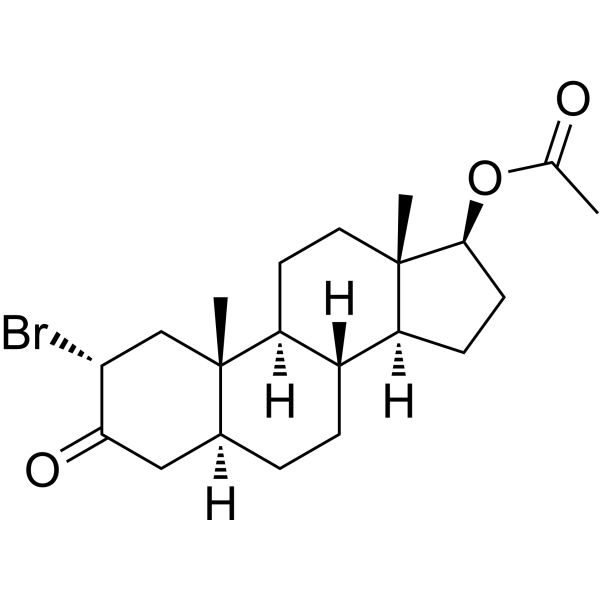 17β-Acetoxy-2α-bromo-5α-androstan-3-one 6173-35-9